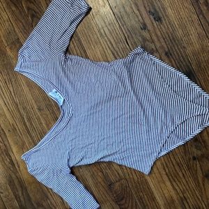 Red and White Striped Sadie and Sage Onesie